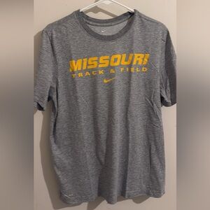 Mizzou track and field shirt size medium